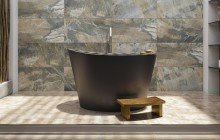 Black Solid Surface Bathtubs picture № 7