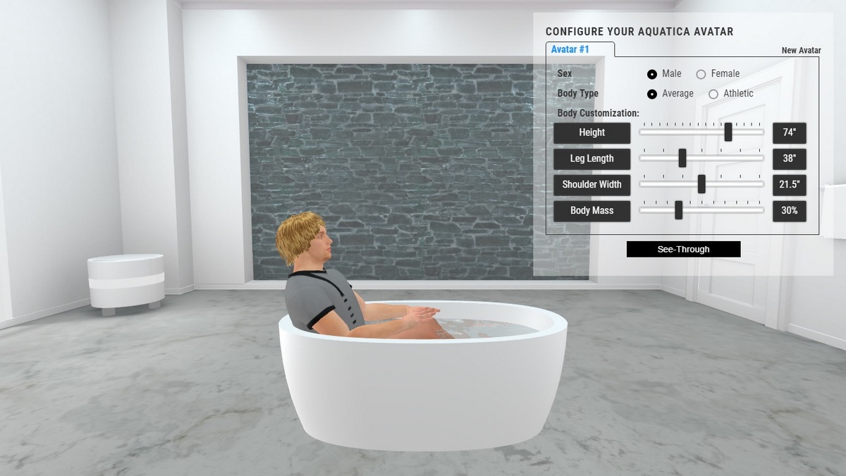 Aquatica Purescape Relax Air Massage Bathtub Features